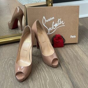 Christian Louboutin Heels 38 - PK20 NUDE 6248